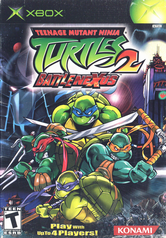 Teenage Mutant Ninja Turtles 2: Battle Nexus box art for Xbox